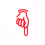 arrow06-down-arrow-down-red-hand-point-finger-icon-256x256-kyesnh-clipart