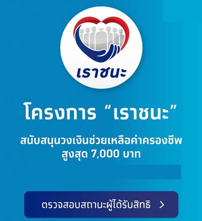 เช็คสิทธิ์ เราชนะ สำหรับผู้มีแอพเป๋าตัง #เราชนะ - Zcooby.com